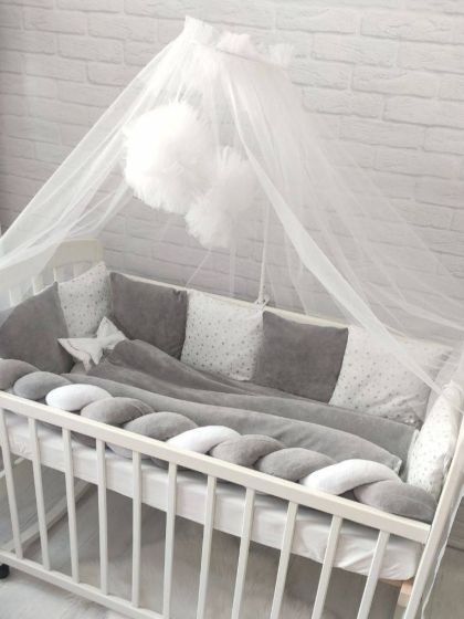 ❤ Набір велюровий з шатром Elliz. Принт - Сірий (#96520061) ✓ Anna Konvert 2