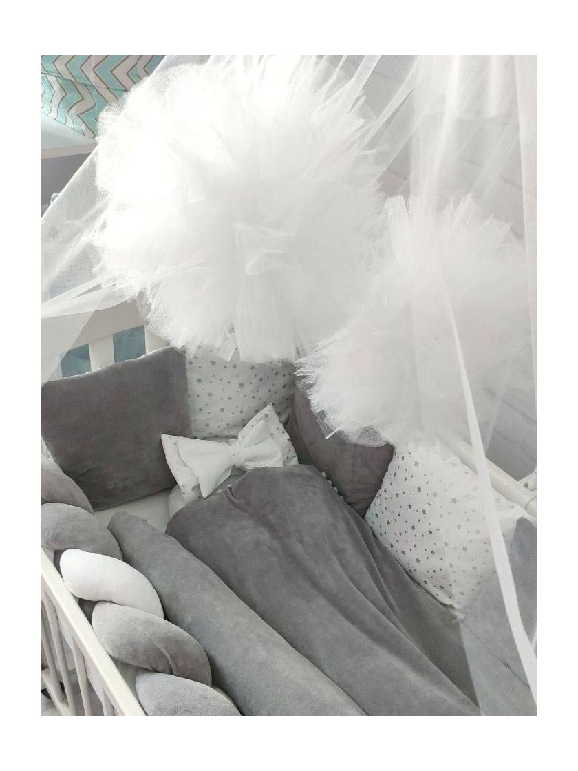 ❤ Набір велюровий з шатром Elliz. Принт - Сірий (#96520061) ✓ Anna Konvert