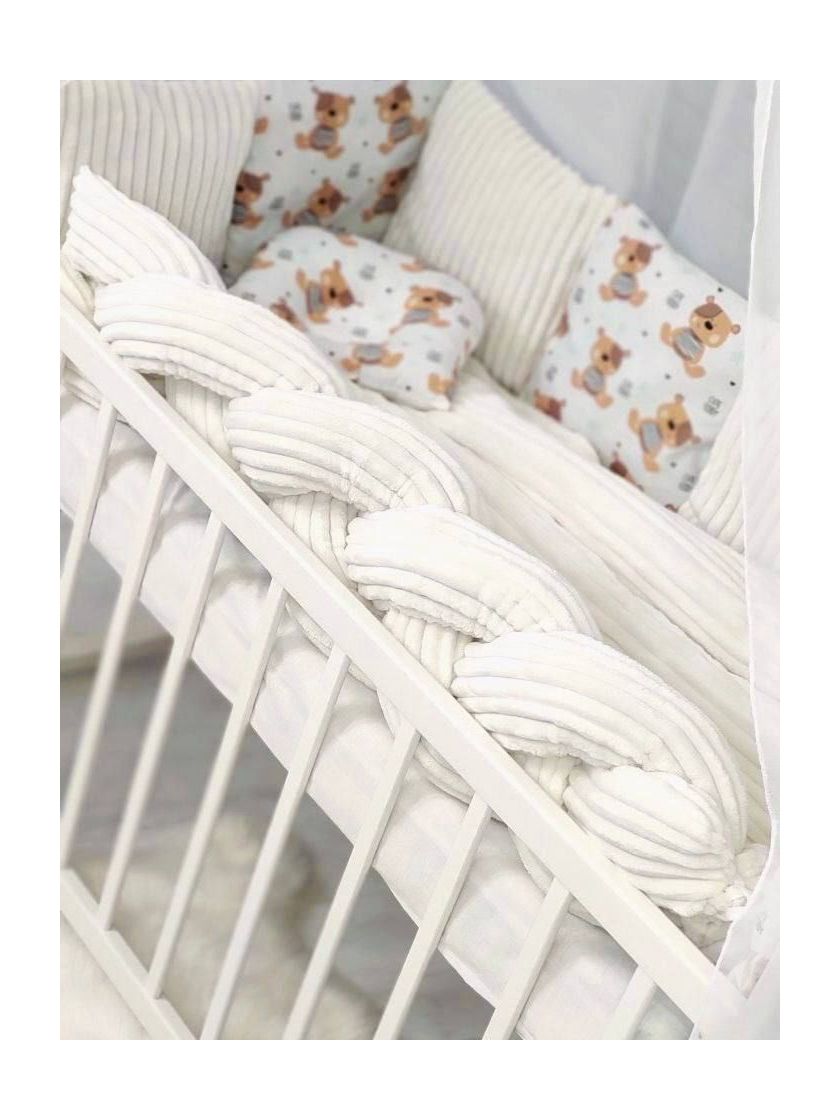 ❤ Набір коса Шиншила Elliz. Колір - Молочний з Тедді (#81534862) ✓ Anna Konvert