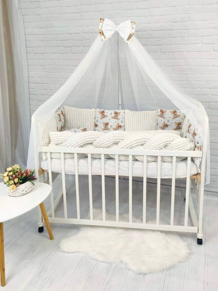 ❤ Набір коса Шиншила Elliz. Колір - Молочний з Тедді (#81534862) ✓ Anna Konvert