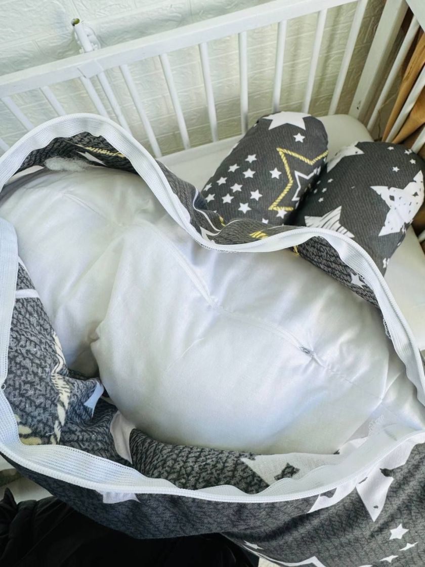 ❤ Подушка для вагітних. Принт - Великі зірки на графітному (#35500794) ✓ Anna Konvert