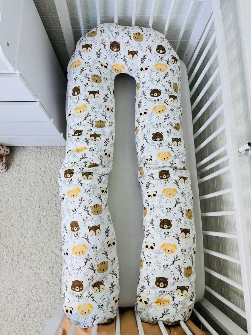 ❤ Подушка для вагітних. Принт - Звірі беж з гілочками (#45556384) ✓ Anna Konvert