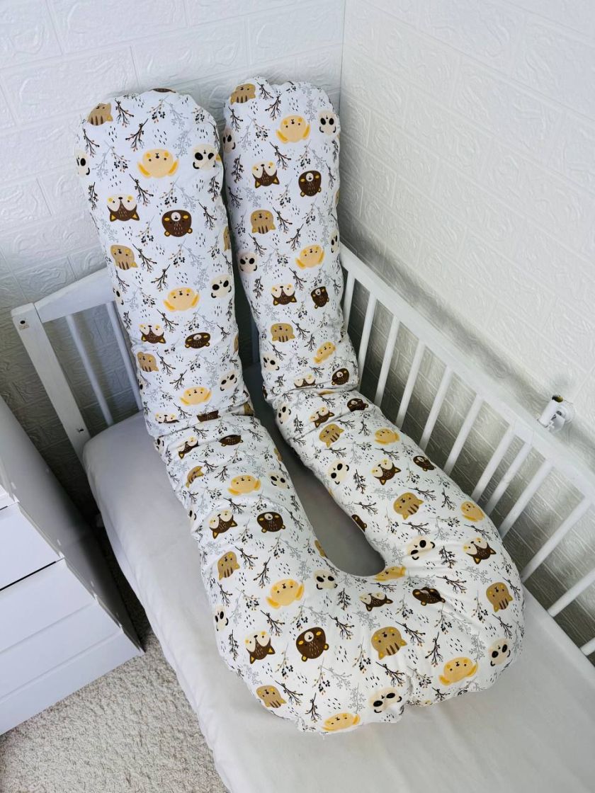 ❤ Подушка для вагітних. Принт - Звірі беж з гілочками (#45556384) ✓ Anna Konvert