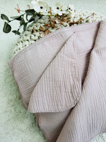 ❤ Пелюшки муслінові чотирьохшарові, жатка. Принт - Мокко однотон. Розмір - 90*135см (#17306455) ✓ Anna Konvert 2