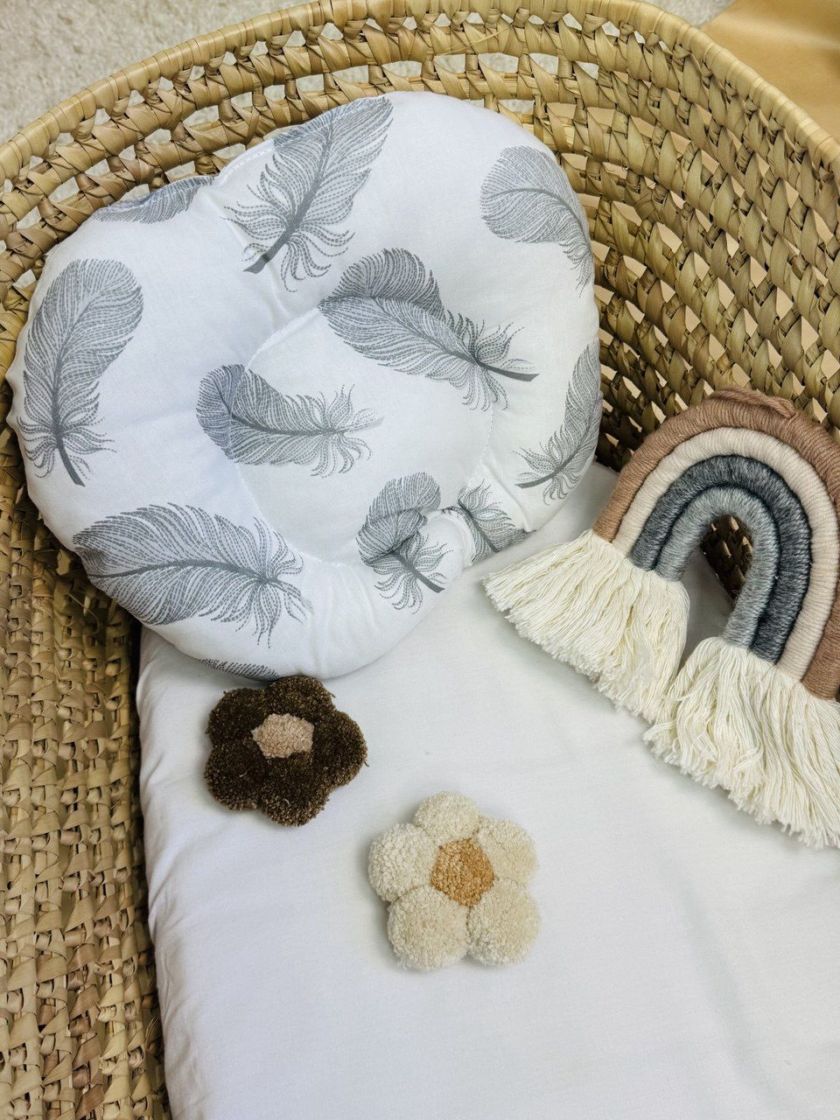 ❤ Ортопедична подушка. Принт - Пір'ячко сіре (#48767210) ✓ Anna Konvert