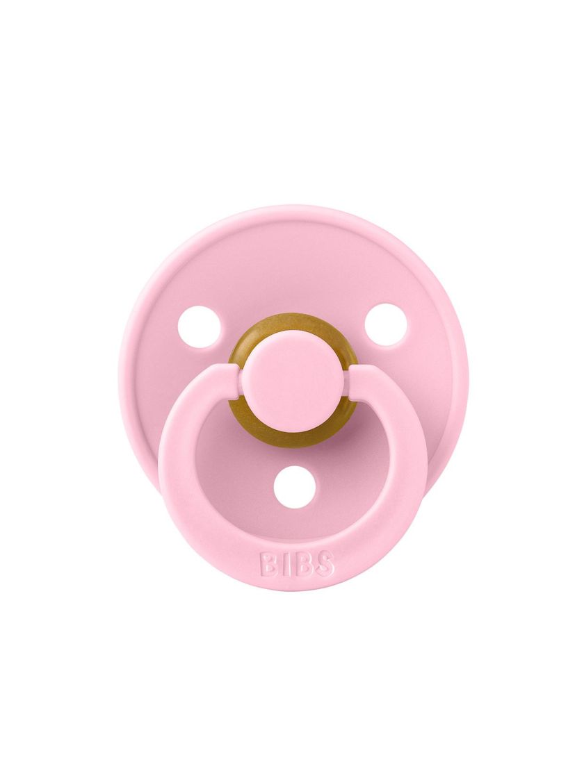 ❤ Соска пустушка BIBS Colour Latex Round (кругла). Колір - Baby Pink. Розмір - 0-6 міс (#70788951) ✓ Anna Konvert