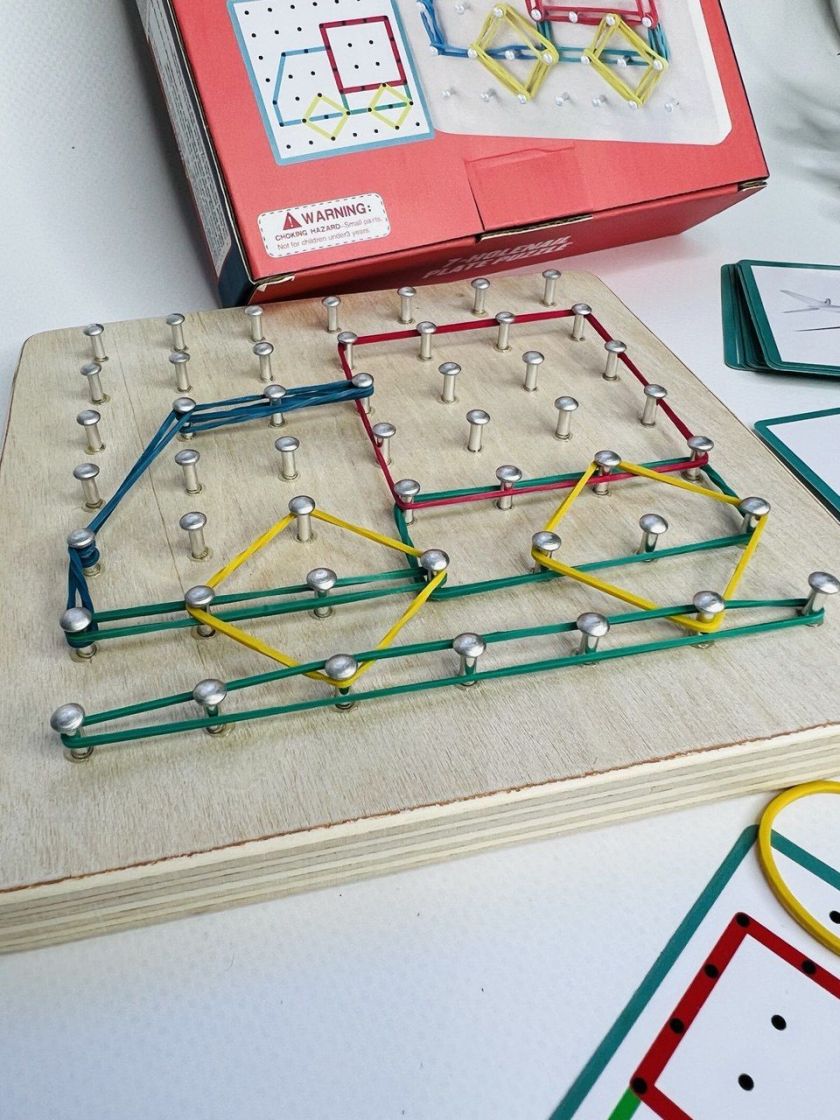 ❤ Логічна гра для дітей 58011 картки англійською мовою, резинки, 4 маркери (#58011) ✓ Anna Konvert