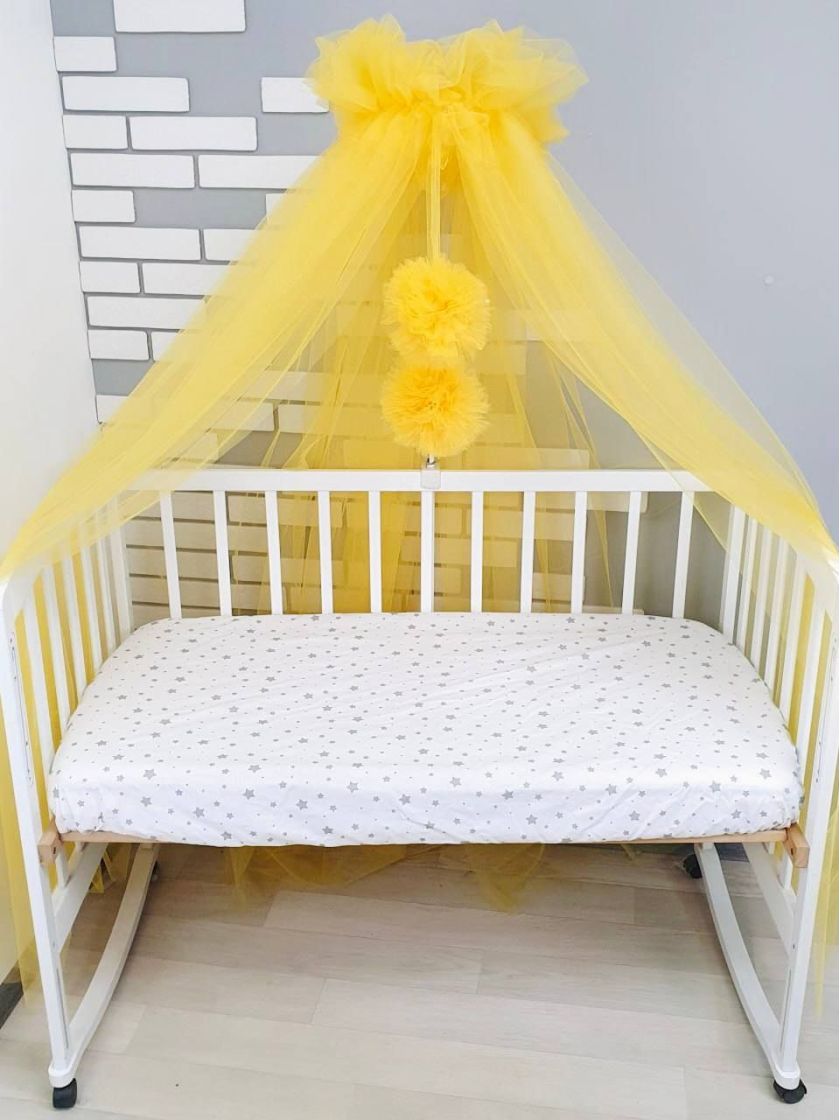 ❤ Балдахин-шатер 9м з помпонами. Колір - Жовтий (#81857324) ✓ Anna Konvert