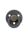❤ Соска пустушка BIBS Colour Latex Round (кругла). Колір - Iron. Розмір - 0-6 міс (#34626751) ✓ Anna Konvert