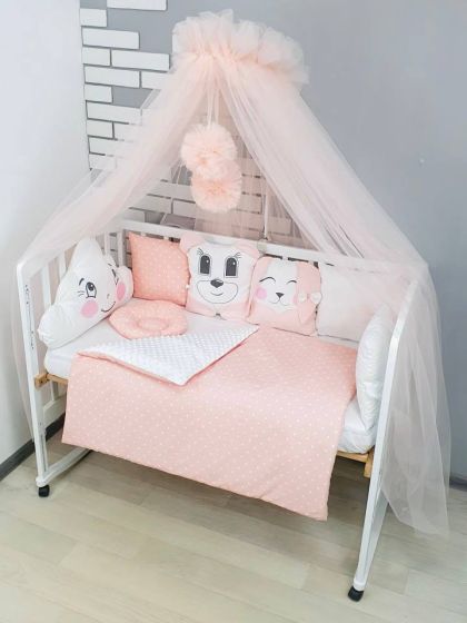 ❤ Балдахин-шатер 9м з помпонами. Колір - Персиковий (#30324261) ✓ Anna Konvert 2