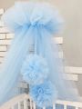 ❤ Балдахин-шатер 9м з помпонами. Колір - Блакитний (#88550019) ✓ Anna Konvert