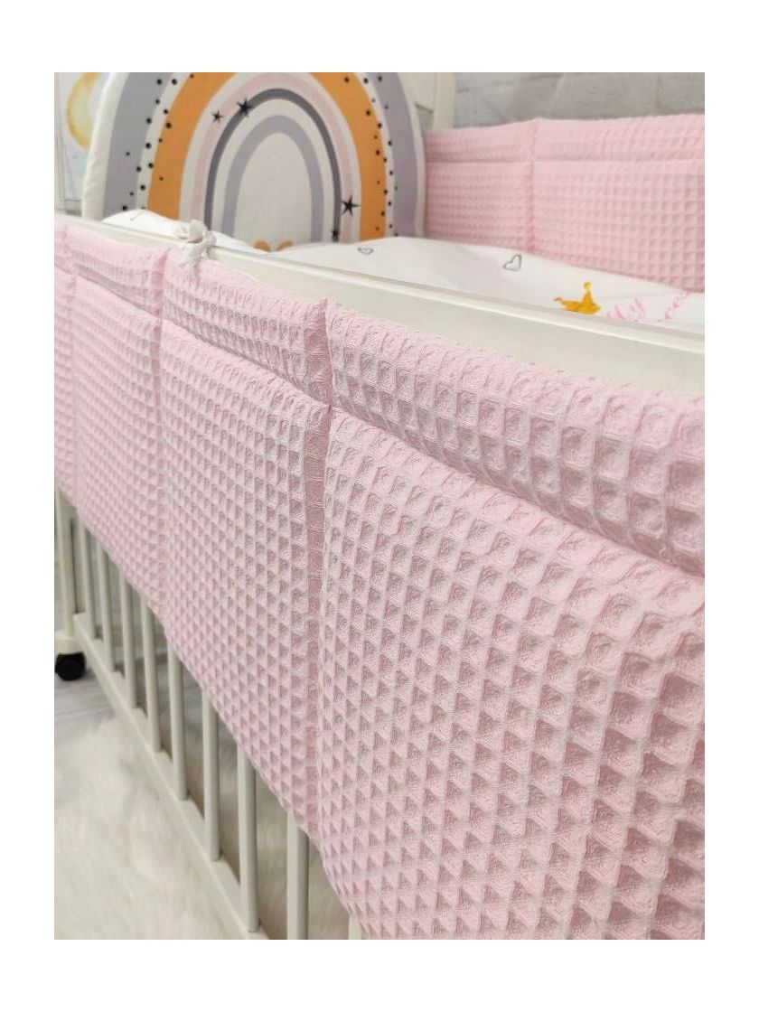 ❤ Набір у ліжко Веселка з суцільними бортиками Elliz. Колір - Рожевий із зайчиками (#68790791) ✓ Anna Konvert