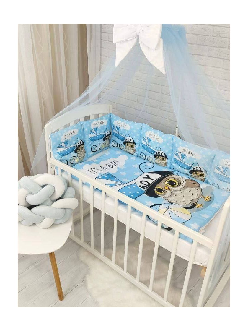 ❤ Набір у ліжко з косою "Принт" Elliz. Колір - Сова хлопчик (#55133614) ✓ Anna Konvert