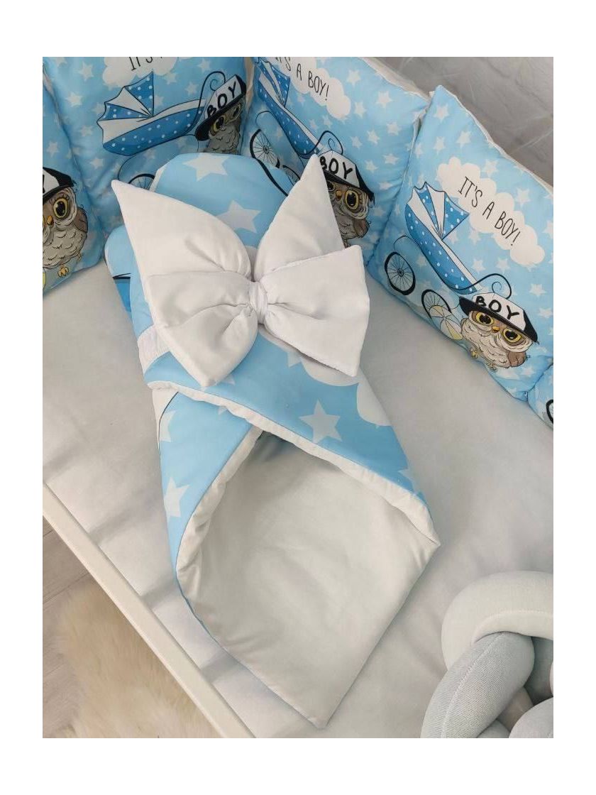 ❤ Набір у ліжко з косою "Принт" Elliz. Колір - Сова хлопчик (#55133614) ✓ Anna Konvert