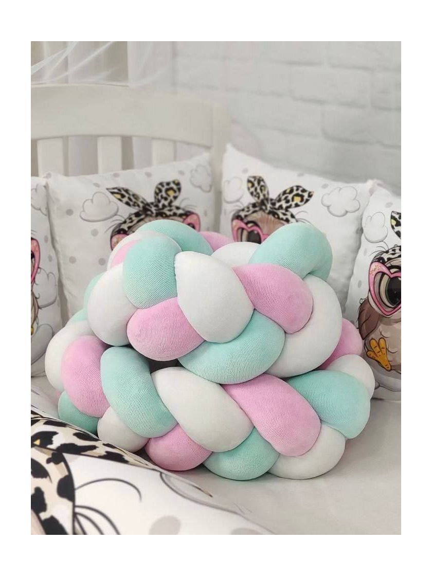 ❤ Набір у ліжко з косою "Принт" Elliz. Колір - Сова в окулярах (#67597185) ✓ Anna Konvert