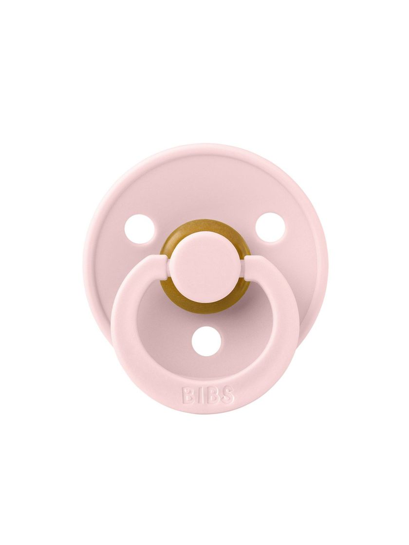 ❤ Соска пустушка BIBS Colour Latex Round (кругла). Колір - Blossom. Розмір - 0-6 міс (#100277) ✓ Anna Konvert