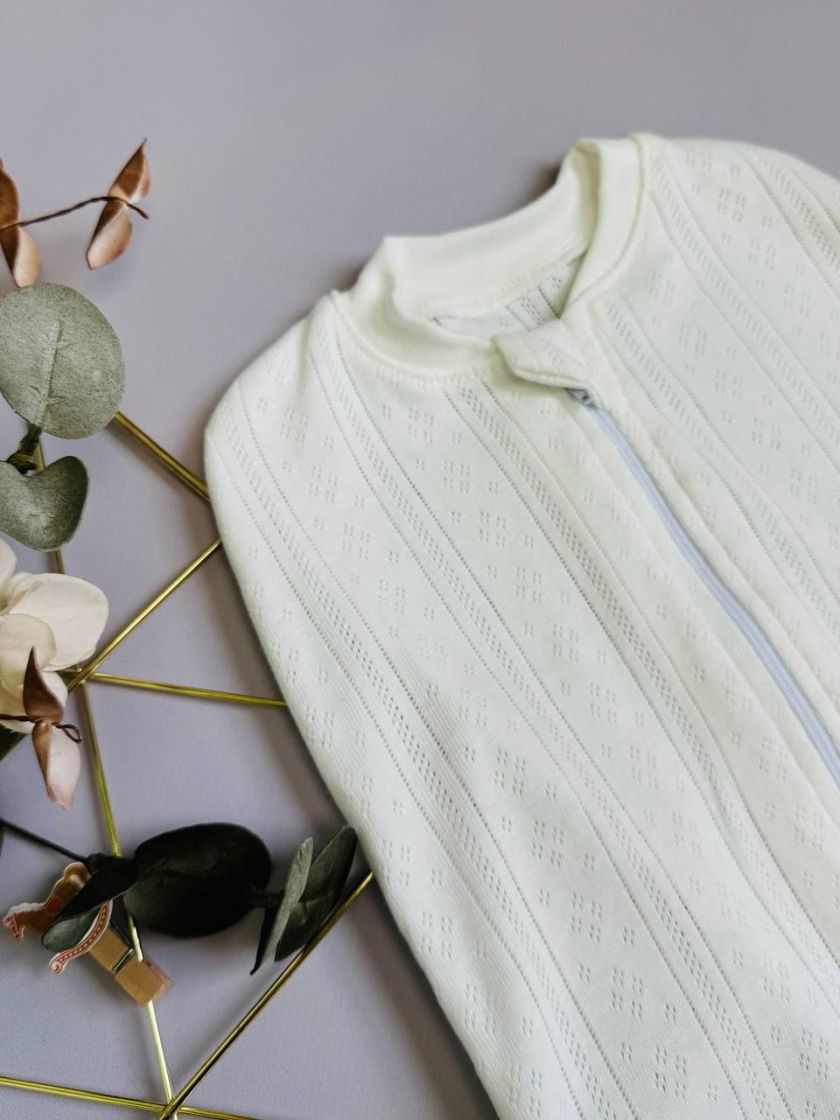 ❤ Пелюшка-кокон, інтерлок, 62р. Принт - Молочний з перфорацією (#88971354) ✓ Anna Konvert