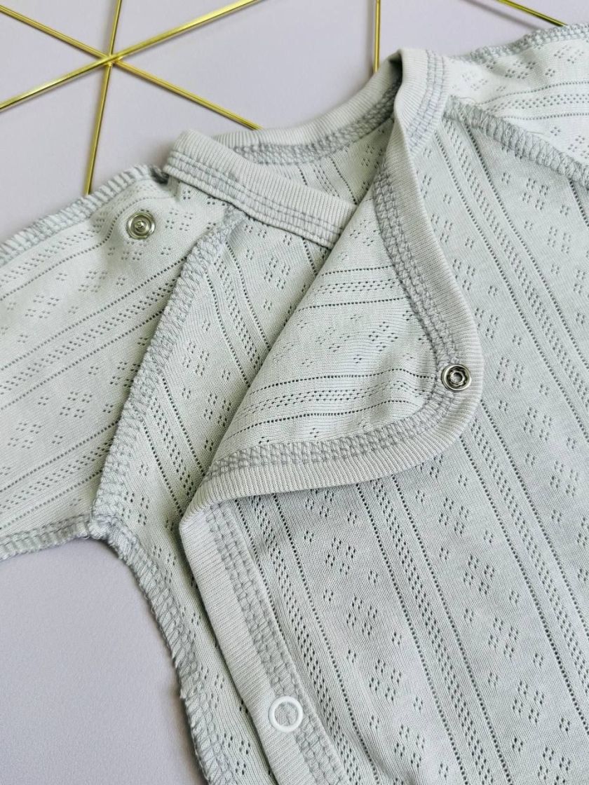 ❤ Комплект 3ка з сорочкою з перфорацією, 56-62р. Колір - Сірий (#95002142) ✓ Anna Konvert