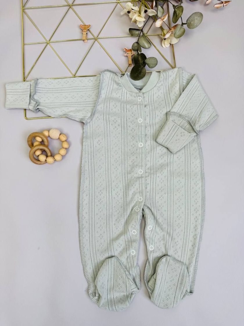 ❤ Чоловічок з перфорацією. Колір - Сірий. Розмір - 62-68р (#65915137) ✓ Anna Konvert