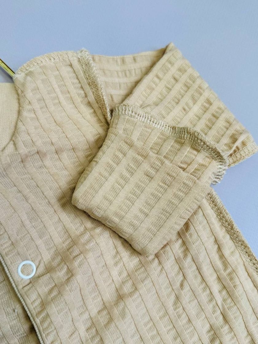 ❤ Чоловічок з перфорацією. Колір - Бежевий Жокард. Розмір - 56-62р (#98978305) ✓ Anna Konvert