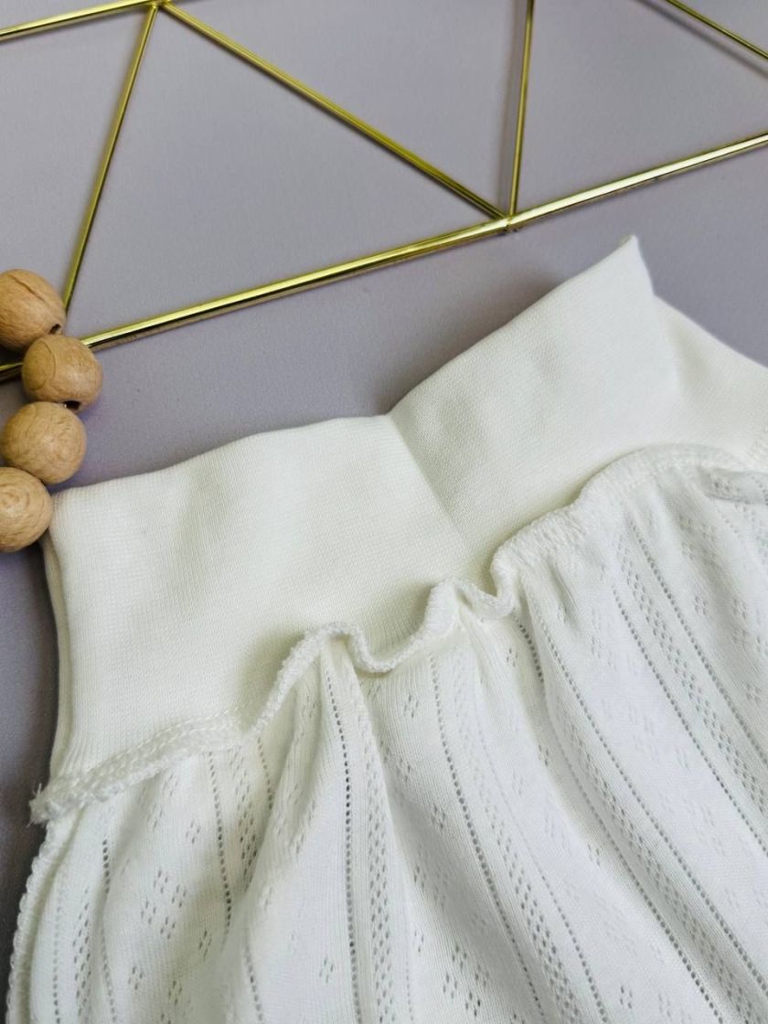 ❤ Комплект 2ка з боді, з перфорацією. Колір - Молочний. Розмір - 56-62р (#31547067) ✓ Anna Konvert