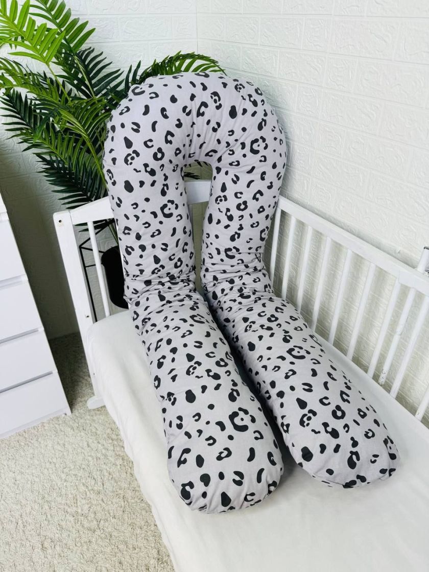 ❤ Подушка для вагітних. Принт - Лео на світло - сірому (#93920685) ✓ Anna Konvert