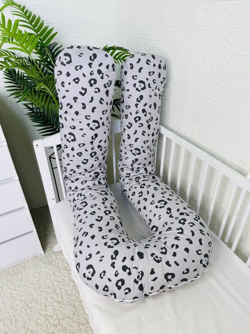 ❤ Подушка для вагітних. Принт - Лео на світло - сірому (#93920685) ✓ Anna Konvert