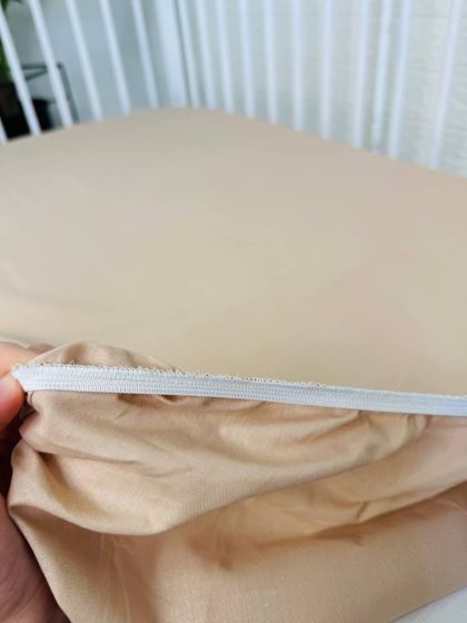 ❤ Простирадло у ліжко бавовняне, на матрац 120 на 60см. Принт - Бежевий однотон (#80950090) ✓ Anna Konvert 2