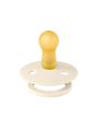 ❤ Соска пустушка BIBS Colour Latex Round (кругла). Колір - Ivory. Розмір - 0-6 міс (#100216) ✓ Anna Konvert