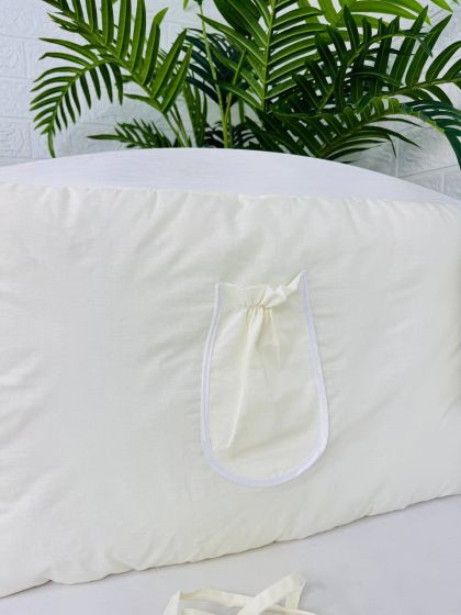 ❤ Бортики-суцільні на 4 боки ліжка, на завʼязках. Принт - Айворі однотон (#88659379) ✓ Anna Konvert 2