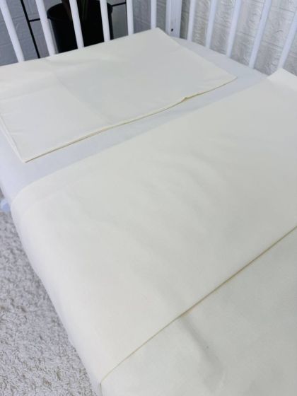 ❤ Змінна дитяча постіль, розмір підковдри 140 см на 110 см. Принт - Айворі однотон (#29008254) ✓ Anna Konvert 2