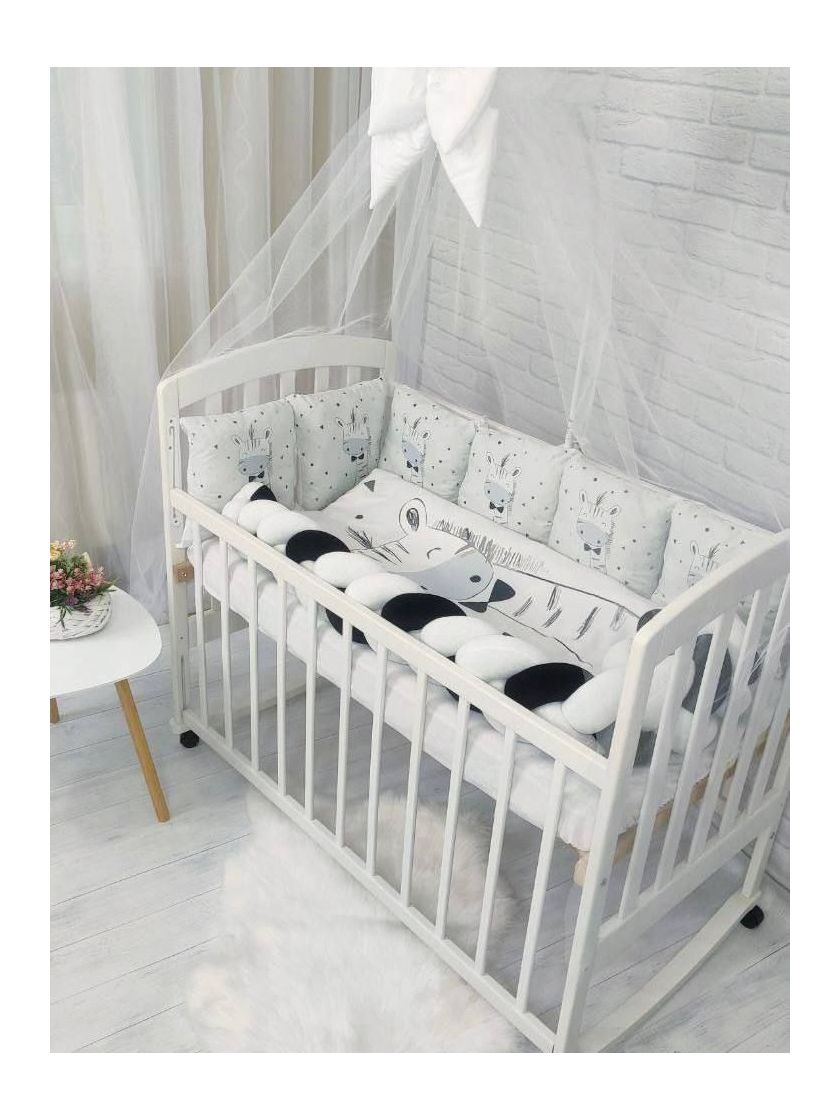 ❤ Набір у ліжко з косою "Принт" Elliz. Колір - Зебра с білим (#89644238) ✓ Anna Konvert