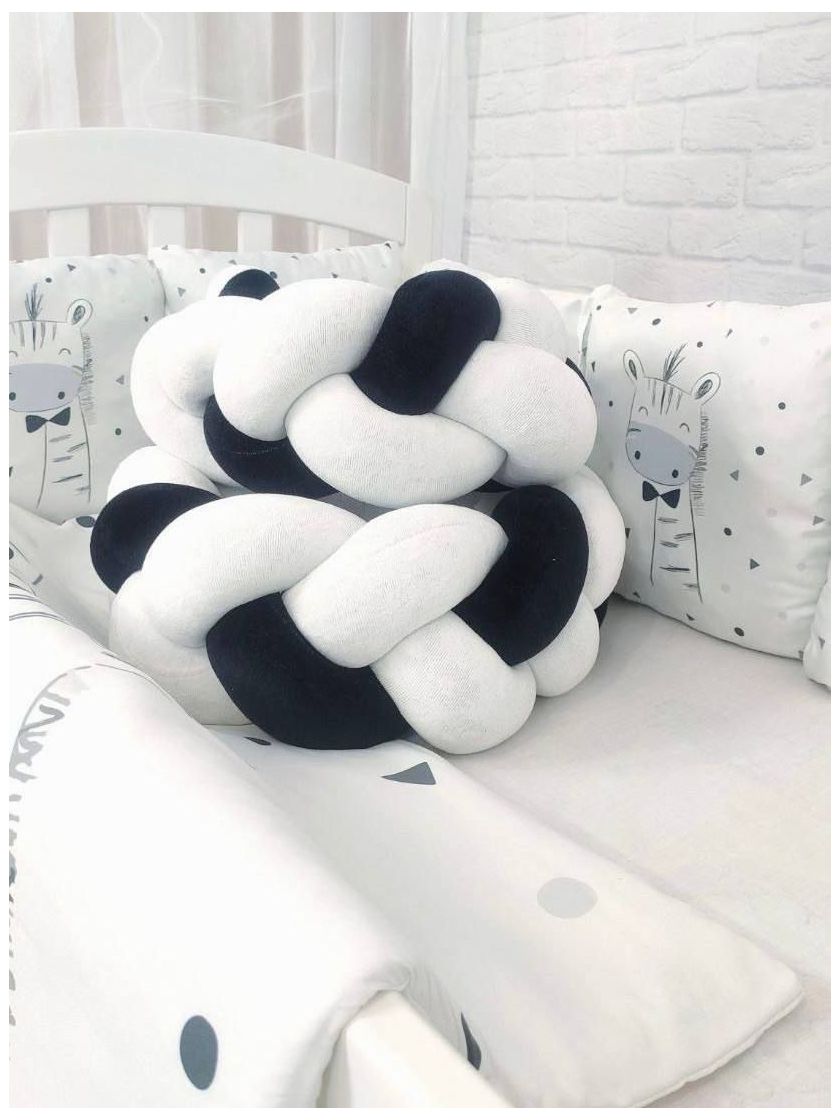 ❤ Набір у ліжко з косою "Принт" Elliz. Колір - Зебра с білим (#89644238) ✓ Anna Konvert