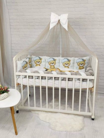 ❤ Набір у ліжко з косою "Принт" Elliz. Колір - Ведмедик Тедді хлопчик (#91043856) ✓ Anna Konvert 2