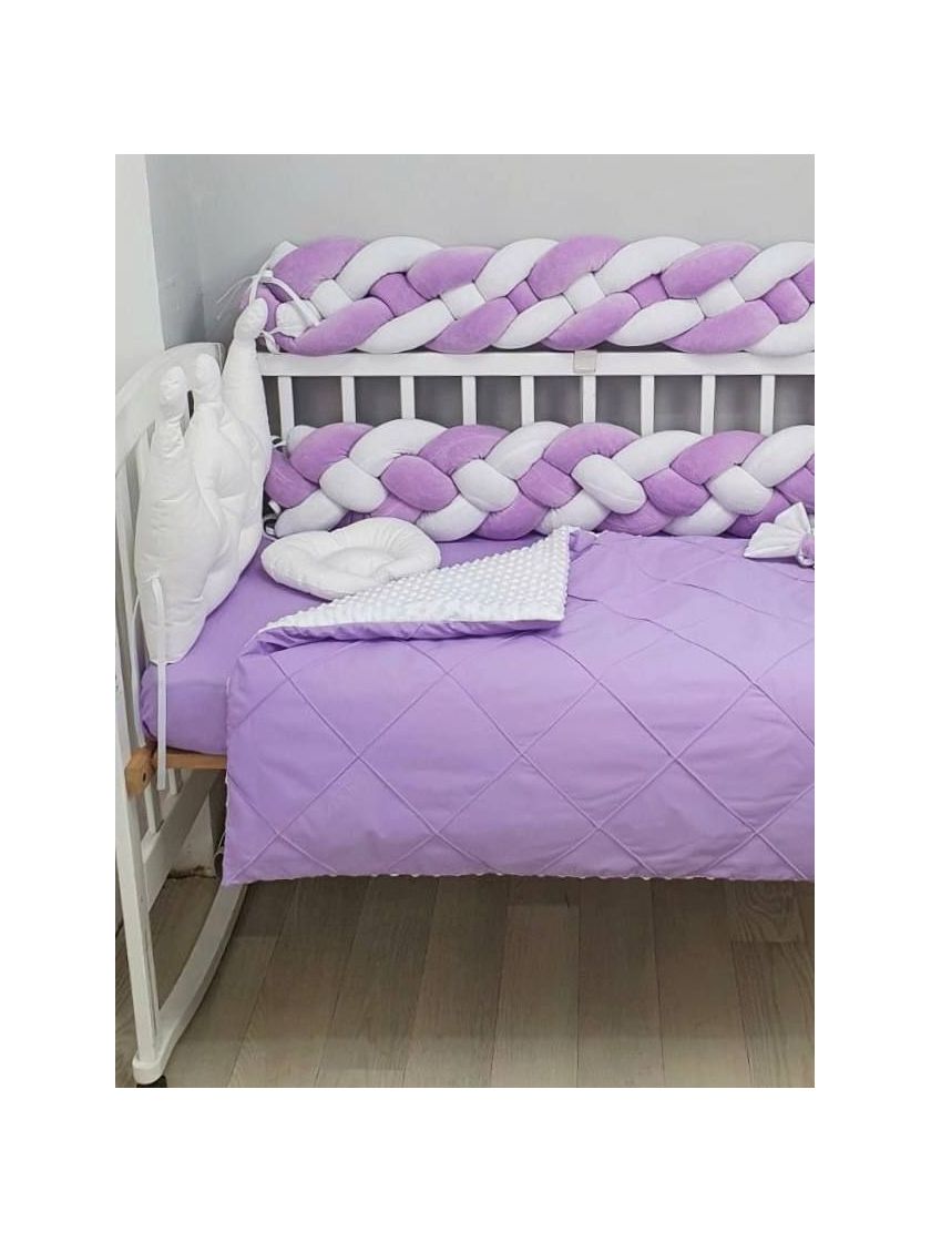 ❤ Набір у ліжко 2 корони 2 коси. Колір - Фіолетовий (#24860304) ✓ Anna Konvert