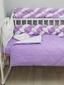 ❤ Набір у ліжко 2 корони 2 коси. Колір - Фіолетовий (#24860304) ✓ Anna Konvert
