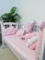 ❤ Набір у ліжко 2 корони 2 коси. Колір - Рожевий (#31171677) ✓ Anna Konvert