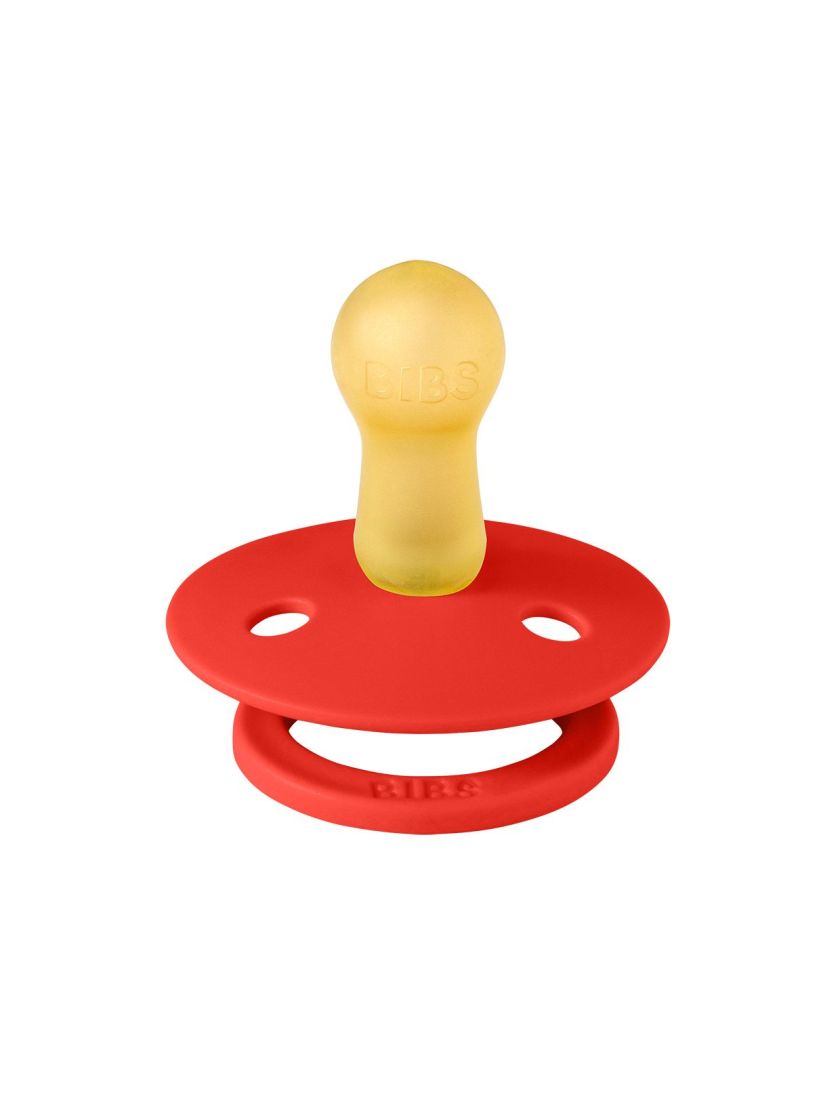 ❤ Соска пустушка BIBS Colour Latex Round (кругла). Колір - Candy Apple. Розмір - 6-18 міс (#92353125) ✓ Anna Konvert