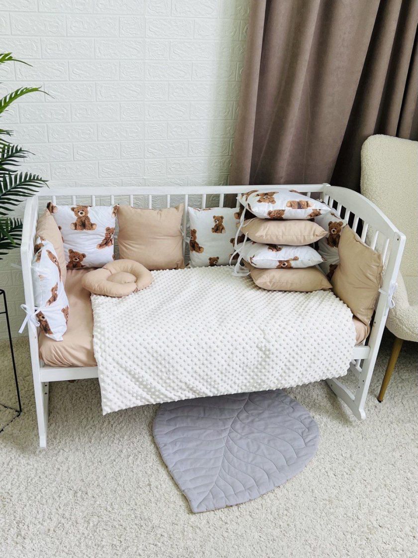 ❤ Набір з подушками на 4 боки Стандартний. Колір - Ведмедики Тедді шоколадні великі (#5291473) ✓ Anna Konvert