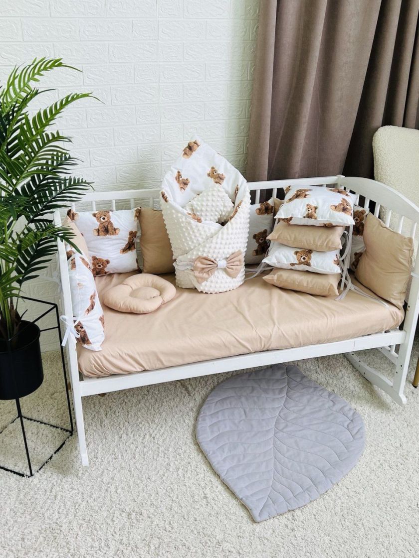 ❤ Набір з подушками на 4 боки Стандартний. Колір - Ведмедики Тедді шоколадні великі (#5291473) ✓ Anna Konvert