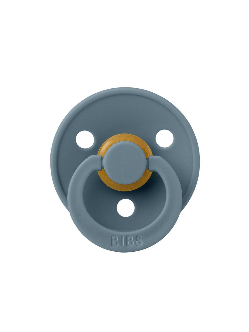 ❤ Соска пустушка BIBS Colour Latex Round (кругла). Колір - Petrol. Розмір - 0-6 міс (#100260) ✓ Anna Konvert