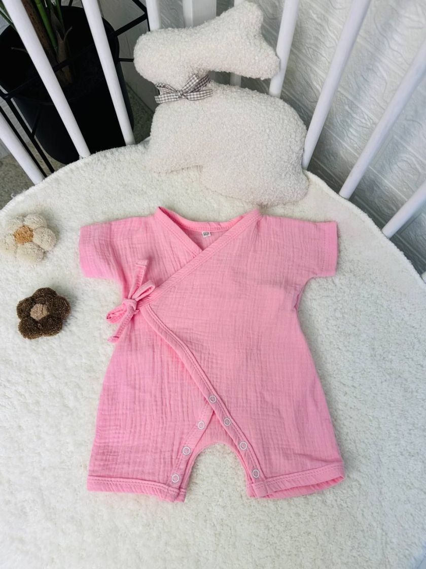 ❤ Муслінове кімоно. Розмір - 62см. Колір - Рожевий однотон (#27941933) ✓ Anna Konvert