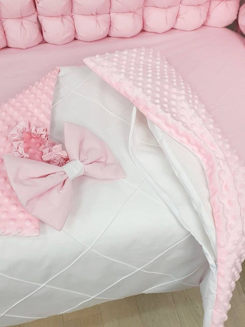 ❤ Набір з суцільними бортиками "Бомбон" Порше. Колір - Рожево-білий (#11910454) ✓ Anna Konvert