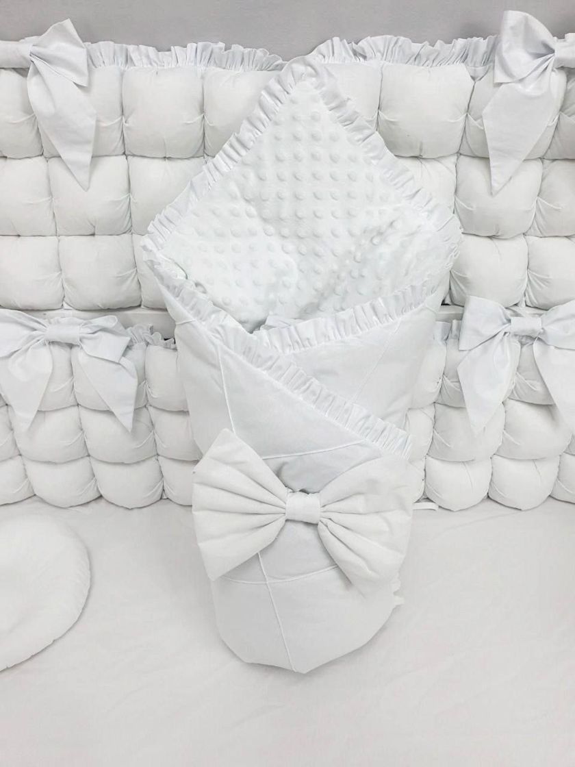 ❤ Набір з суцільними бортиками "Бомбон". Колір - Білі бомбони (#23512171) ✓ Anna Konvert