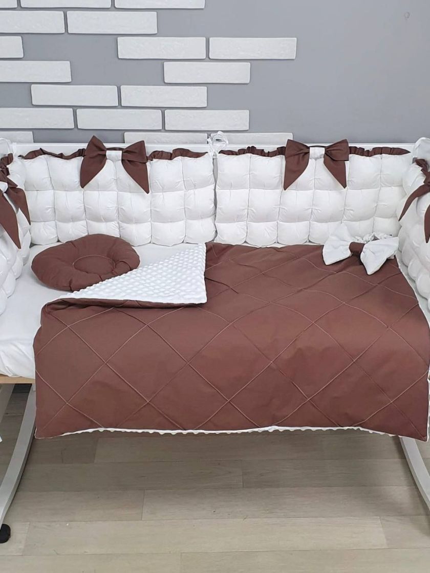 ❤ Набір з суцільними бортиками "Бомбон" Порше. Колір - Біло-шоколадний (#42992030) ✓ Anna Konvert