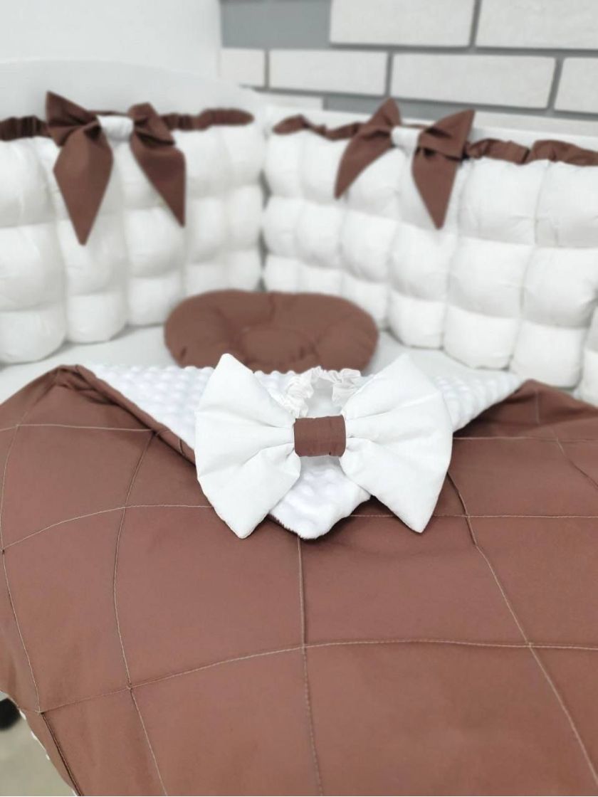 ❤ Набір з суцільними бортиками "Бомбон" Порше. Колір - Біло-шоколадний (#42992030) ✓ Anna Konvert