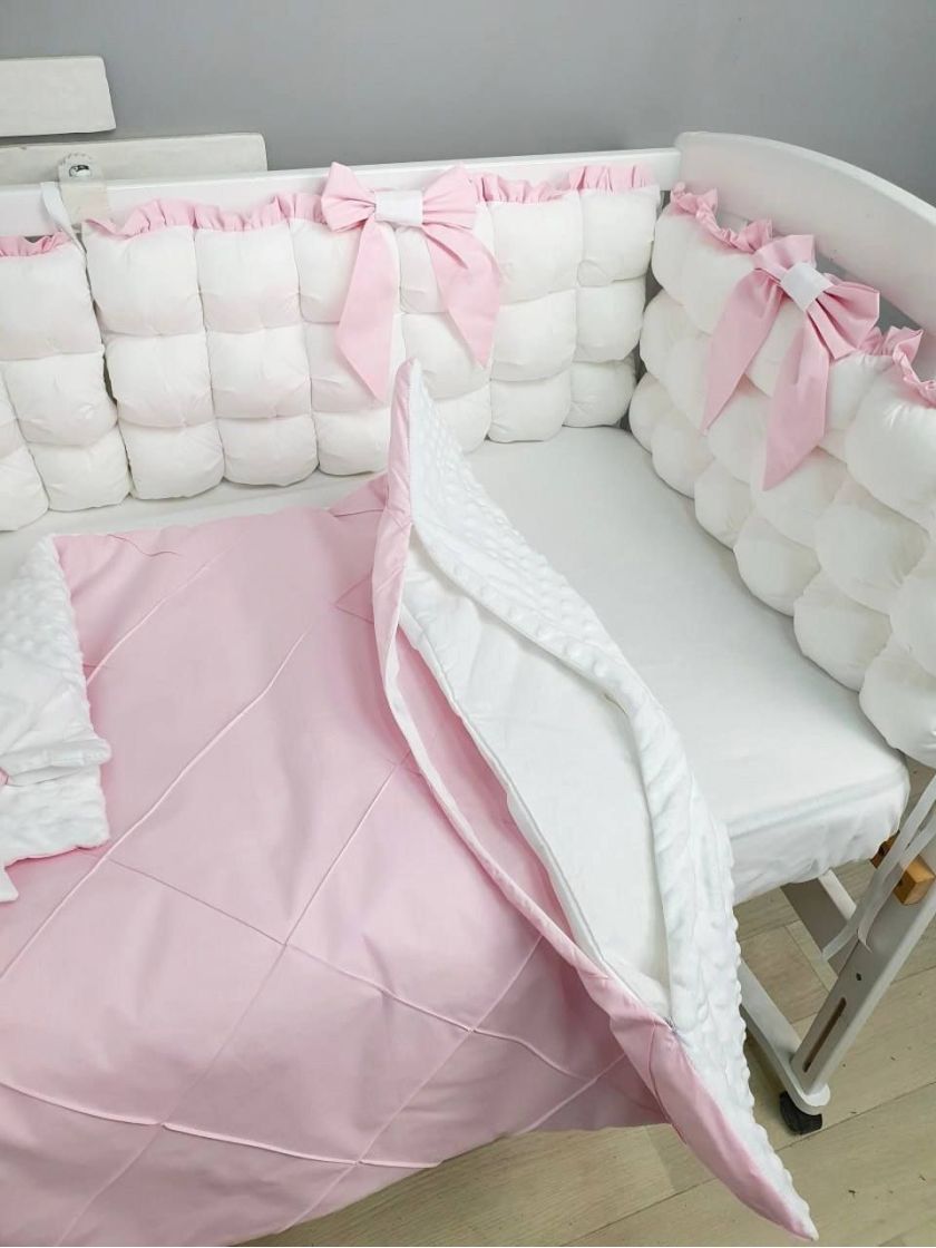 ❤ Набір з суцільними бортиками "Бомбон" Порше. Колір - Біло-рожевий (#99454641) ✓ Anna Konvert