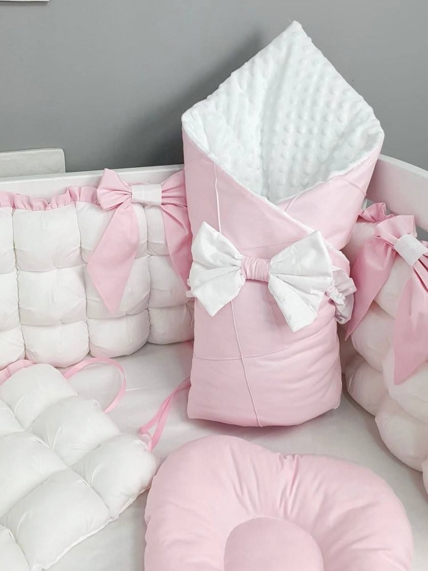 ❤ Набір з суцільними бортиками "Бомбон" Порше. Колір - Біло-рожевий (#99454641) ✓ Anna Konvert