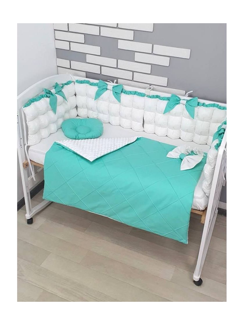 ❤ Набір з суцільними бортиками "Бомбон" Порше. Колір - Біло-м'ятний (#37266341) ✓ Anna Konvert