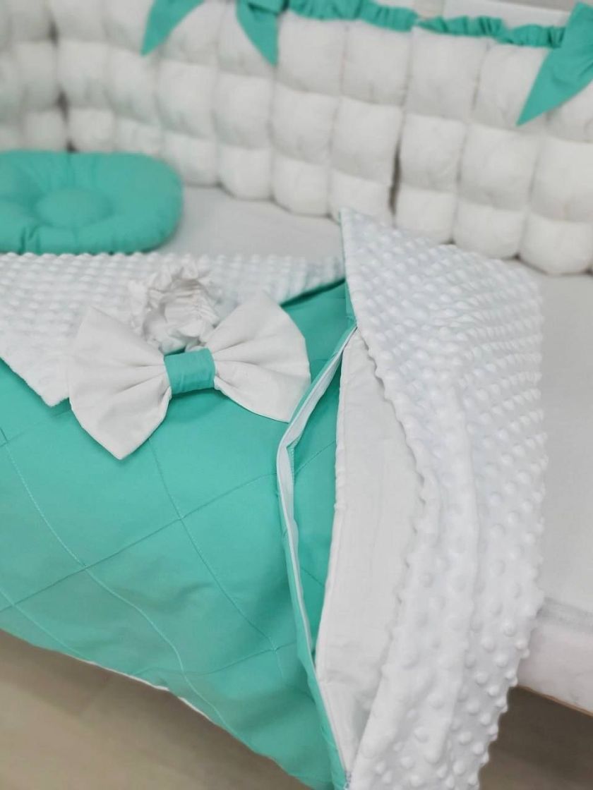 ❤ Набір з суцільними бортиками "Бомбон" Порше. Колір - Біло-м'ятний (#37266341) ✓ Anna Konvert